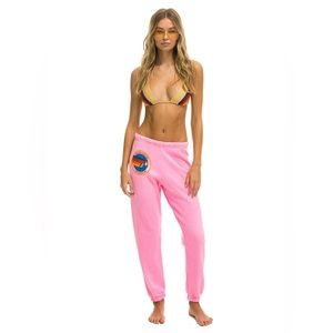 Aviator Nation Las Vegas Sweatpants - Neon Pink